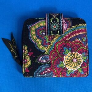 GORGEOUS ~ VERA BRADLEY ~ SYMPHONY IN HUE ~ COIN POUCH / ID / CREDIT CARD WALLET